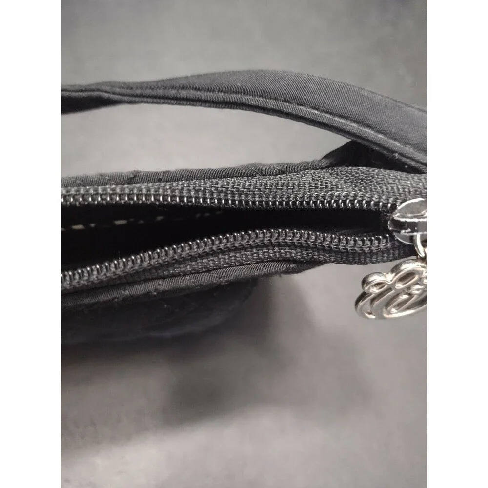 Vera Bradley black quilted handbag